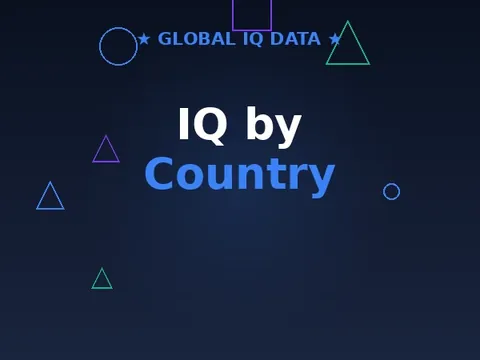 IQ by country global data — world IQ statistics