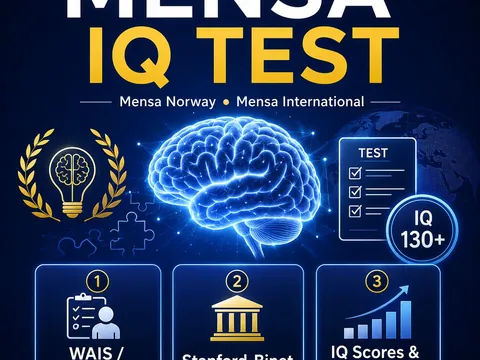 Mensa IQ test comparison with WAIS-IV and Stanford-Binet